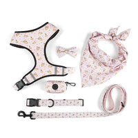 Dog Leash Harness with Bow for Pets