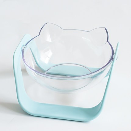 Transparent Cat Bowl and Neck Support Dog Bowl