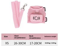 Pets Dog Vest Chest Strap Harness Air Conditioner Cooling And Breathab