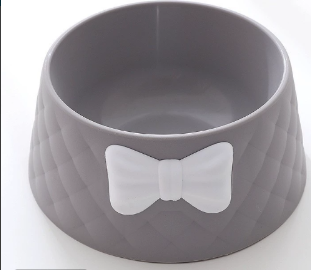 Bow Cat Bowl and Dog Bowl Combo