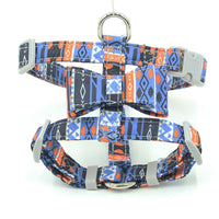 Pet Harness Set with Floral Cat Leash and Escape Proof Design