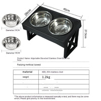 Elevated Steel Dog Bowl