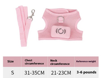 Pets Dog Vest Chest Strap Harness Air Conditioner Cooling And Breathab
