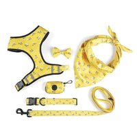 Dog Leash Harness with Bow for Pets