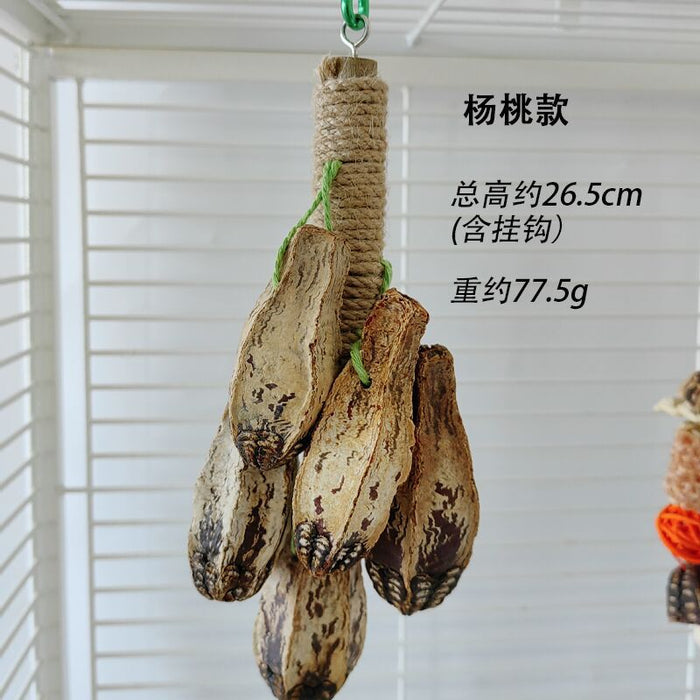 Parrot Chew Toys and Bird Cage Decor (For Mental Stimulation)